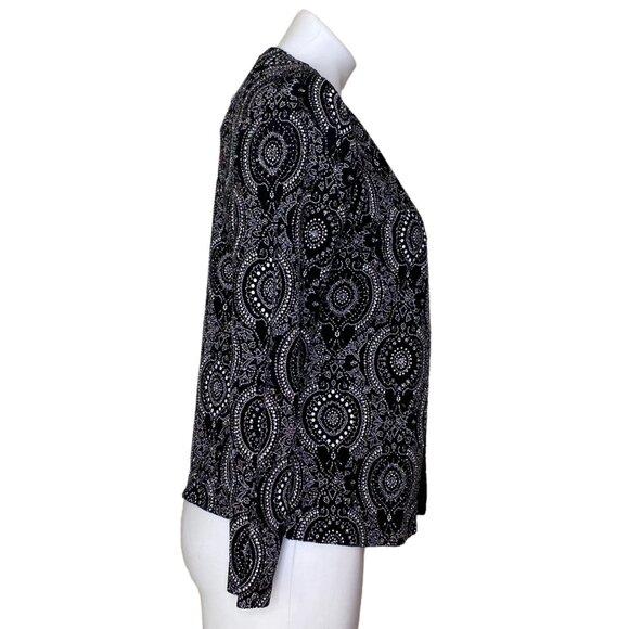 Xscape by Joanna Chen NWT Beaded Evening Two-Piece Jacket Set, Black Women's S - Picture 3 of 14